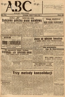 ABC : nowiny codzienne. 1937, nr 76