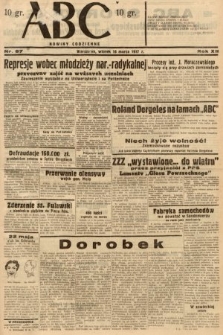 ABC : nowiny codzienne. 1937, nr 87