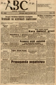 ABC : nowiny codzienne. 1937, nr 103
