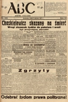 ABC : nowiny codzienne. 1937, nr 179