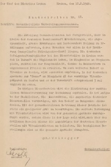 Rundschreiben. 1940, nr 17