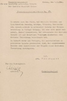 Rundschreiben. 1940, nr 23