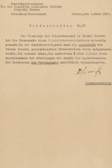 Rundschreiben. 1940, nr 25