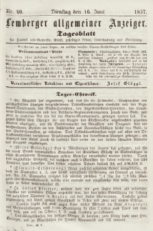 Lemberger Allgemeiner Anzeiger : Tagesblatt für Handel und Gewerbe, Kunst, geselliges Leben, Unterhaltung und Belehrung. 1857, nr 40