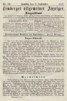 Lemberger Allgemeiner Anzeiger : Tagesblatt für Handel und Gewerbe, Kunst, geselliges Leben, Unterhaltung und Belehrung. 1857, nr 89