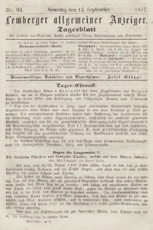 Lemberger Allgemeiner Anzeiger : Tagesblatt für Handel und Gewerbe, Kunst, geselliges Leben, Unterhaltung und Belehrung. 1857, nr 93