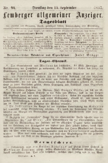 Lemberger Allgemeiner Anzeiger : Tagesblatt für Handel und Gewerbe, Kunst, geselliges Leben, Unterhaltung und Belehrung. 1857, nr 94