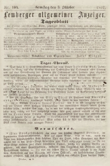 Lemberger Allgemeiner Anzeiger : Tagesblatt für Handel und Gewerbe, Kunst, geselliges Leben, Unterhaltung und Belehrung. 1857, nr 104