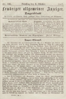 Lemberger Allgemeiner Anzeiger : Tagesblatt für Handel und Gewerbe, Kunst, geselliges Leben, Unterhaltung und Belehrung. 1857, nr 106