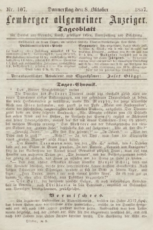 Lemberger Allgemeiner Anzeiger : Tagesblatt für Handel und Gewerbe, Kunst, geselliges Leben, Unterhaltung und Belehrung. 1857, nr 107