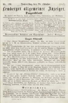 Lemberger Allgemeiner Anzeiger : Tagesblatt für Handel und Gewerbe, Kunst, geselliges Leben, Unterhaltung und Belehrung. 1857, nr 120