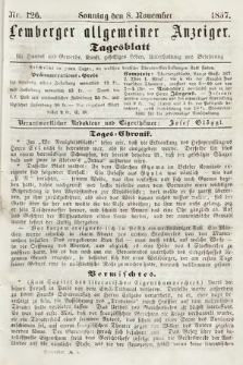 Lemberger Allgemeiner Anzeiger : Tagesblatt für Handel und Gewerbe, Kunst, geselliges Leben, Unterhaltung und Belehrung. 1857, nr 126