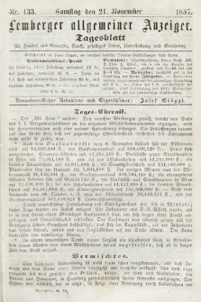 Lemberger Allgemeiner Anzeiger : Tagesblatt für Handel und Gewerbe, Kunst, geselliges Leben, Unterhaltung und Belehrung. 1857, nr 133