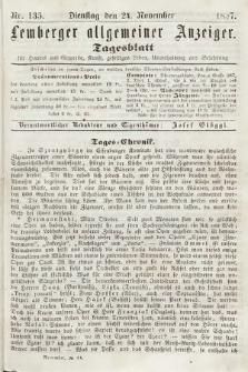 Lemberger Allgemeiner Anzeiger : Tagesblatt für Handel und Gewerbe, Kunst, geselliges Leben, Unterhaltung und Belehrung. 1857, nr 135