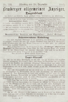 Lemberger Allgemeiner Anzeiger : Tagesblatt für Handel und Gewerbe, Kunst, geselliges Leben, Unterhaltung und Belehrung. 1857, nr 153