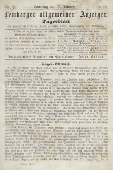 Lemberger Allgemeiner Anzeiger : Tagesblatt für Handel und Gewerbe, Kunst, geselliges Leben, Unterhaltung und Belehrung. 1858, nr 2