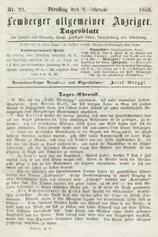 Lemberger Allgemeiner Anzeiger : Tagesblatt für Handel und Gewerbe, Kunst, geselliges Leben, Unterhaltung und Belehrung. 1858, nr 22