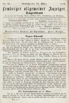 Lemberger Allgemeiner Anzeiger : Tagesblatt für Handel und Gewerbe, Kunst, geselliges Leben, Unterhaltung und Belehrung. 1858, nr 41
