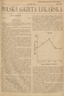 Polska Gazeta Lekarska. 1938, nr 1