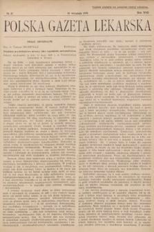 Polska Gazeta Lekarska. 1938, nr 37