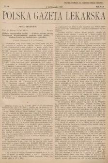 Polska Gazeta Lekarska. 1938, nr 40