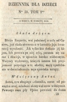 Dziennik dla Dzieci. 1830, nr 59