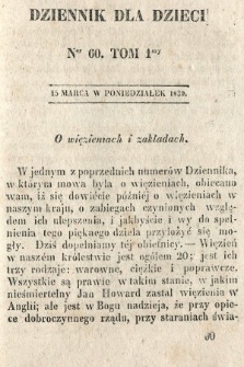 Dziennik dla Dzieci. 1830, nr 60