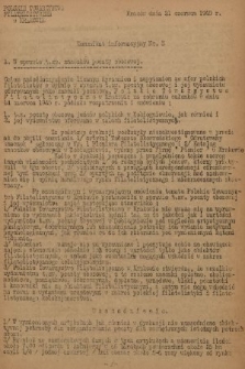 Komunikat Informacyjny. 1945, nr 3