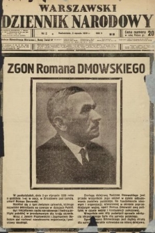 Warszawski Dziennik Narodowy. 1939, nr 2 B