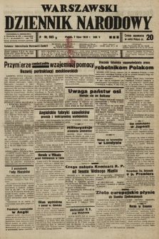 Warszawski Dziennik Narodowy. 1939, nr 185 B