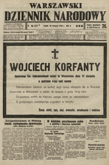 Warszawski Dziennik Narodowy. 1939, nr 227 A