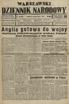 Warszawski Dziennik Narodowy. 1939, nr 240 A