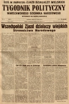 Tygodnik Polityczny Warszawskiego Dziennika Narodowego : wychodzi na każdą niedzielę. 1937, nr 8