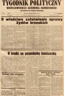 Tygodnik Polityczny Warszawskiego Dziennika Narodowego : wychodzi na każdą niedzielę. 1937, nr 23