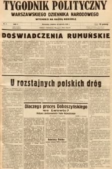 Tygodnik Polityczny Warszawskiego Dziennika Narodowego : wychodzi na każdą niedzielę. 1938, nr 5