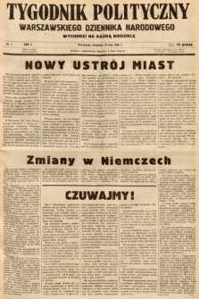 Tygodnik Polityczny Warszawskiego Dziennika Narodowego : wychodzi na każdą niedzielę. 1938, nr 7