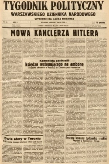 Tygodnik Polityczny Warszawskiego Dziennika Narodowego : wychodzi na każdą niedzielę. 1938, nr 10