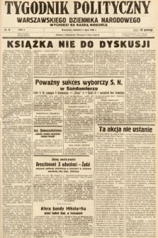 Tygodnik Polityczny Warszawskiego Dziennika Narodowego : wychodzi na każdą niedzielę. 1938, nr 27