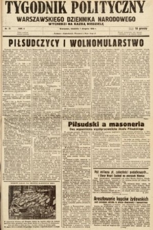 Tygodnik Polityczny Warszawskiego Dziennika Narodowego : wychodzi na każdą niedzielę. 1938, nr 32