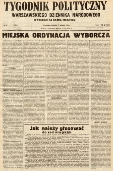 Tygodnik Polityczny Warszawskiego Dziennika Narodowego : wychodzi na każdą niedzielę. 1938, nr 51