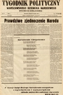 Tygodnik Polityczny Warszawskiego Dziennika Narodowego : wychodzi na każdą niedzielę. 1938, nr 52