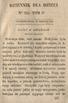 Dziennik dla Dzieci. 1830, nr 225