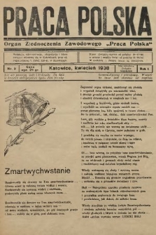 Praca Polska : organ Zjednoczenia Zawodowego „Praca Polska”. 1938, nr 3