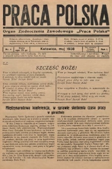 Praca Polska : organ Zjednoczenia Zawodowego „Praca Polska”. 1938, nr 4