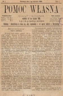 Pomoc Własna : dwutygodnik. 1886, nr 1