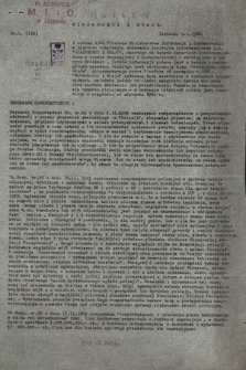 Wiadomości z Kraju. 1944, nr 1