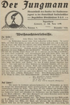 Der Jungmann : Monatschrift des Bundes der Kaufmanns-jugend in der Gewerkschaft Oberschlesiens D.H.V. 1930, nr 9