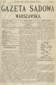Gazeta Sądowa Warszawska. 1875, nr 1