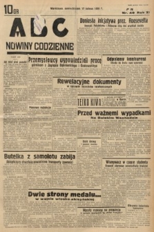 ABC : nowiny codzienne. 1936, nr 49