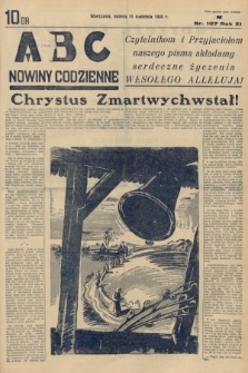 ABC : nowiny codzienne. 1936, nr 107